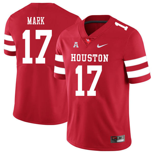 2018 Men #17 Terry Mark Houston Cougars College Football Jerseys Sale-Red - Click Image to Close